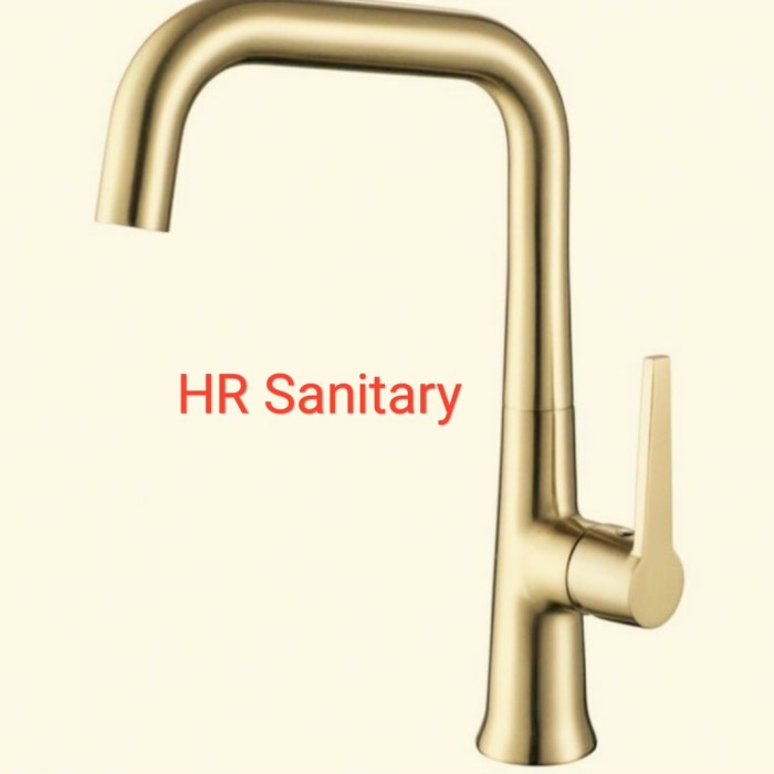 ✅Ori Kran Cuci Piring Mixer Gold / Kran Sink Model Toto P/D Gold Bisa Sameday