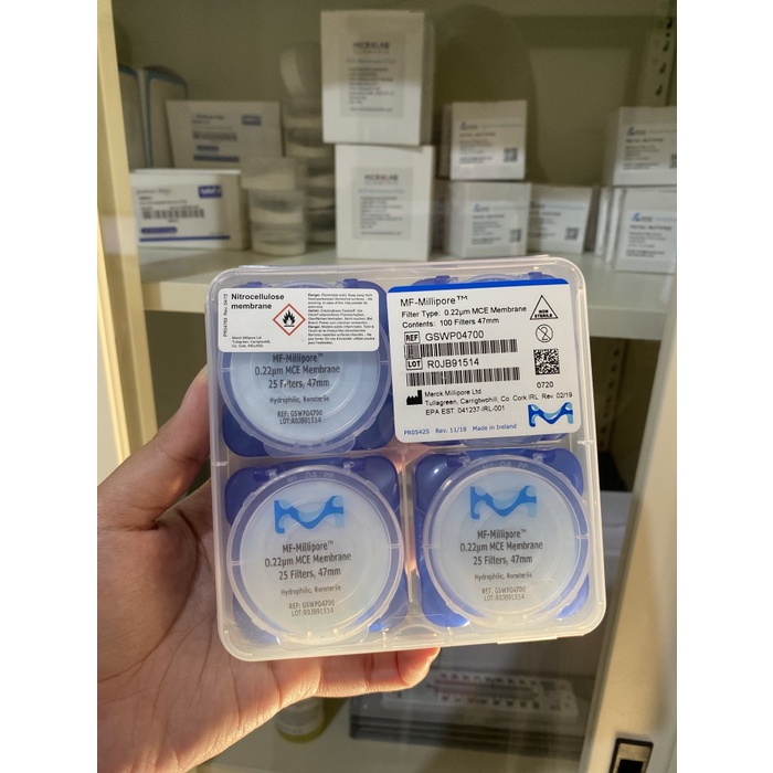 ✅Ori Mce Membrane Cellulose Filter 47Mm 0.22Um Gswp04700 Mf - Millipore Limited