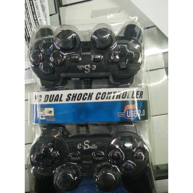 game pad joystick stik pc doubel hitam/stick game pes