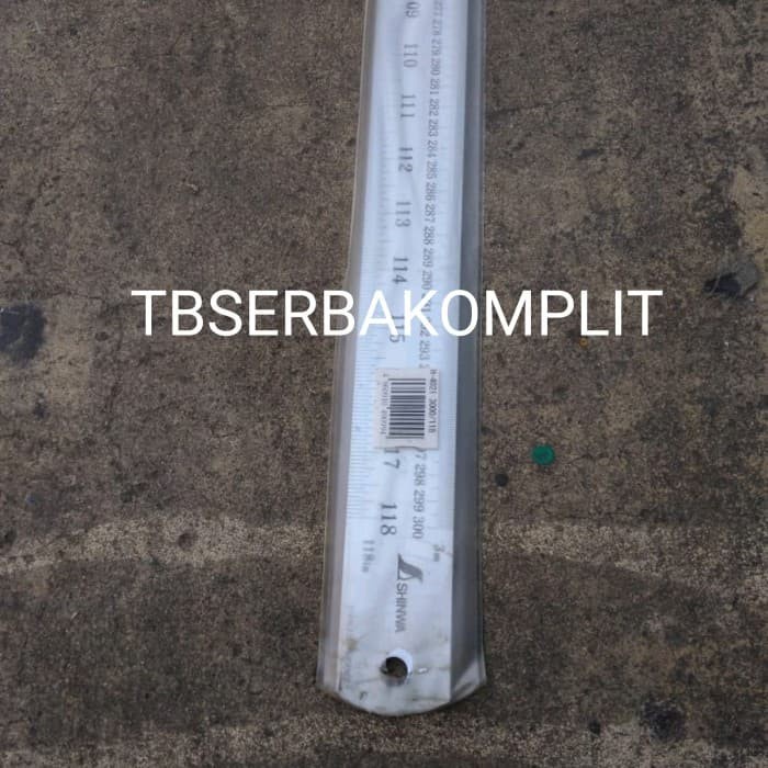 ✅New Ori Ruler 3M 300Cm Mistar Besi Ss Jepang Shinwa H402I H-402I 3 Meter Diskon