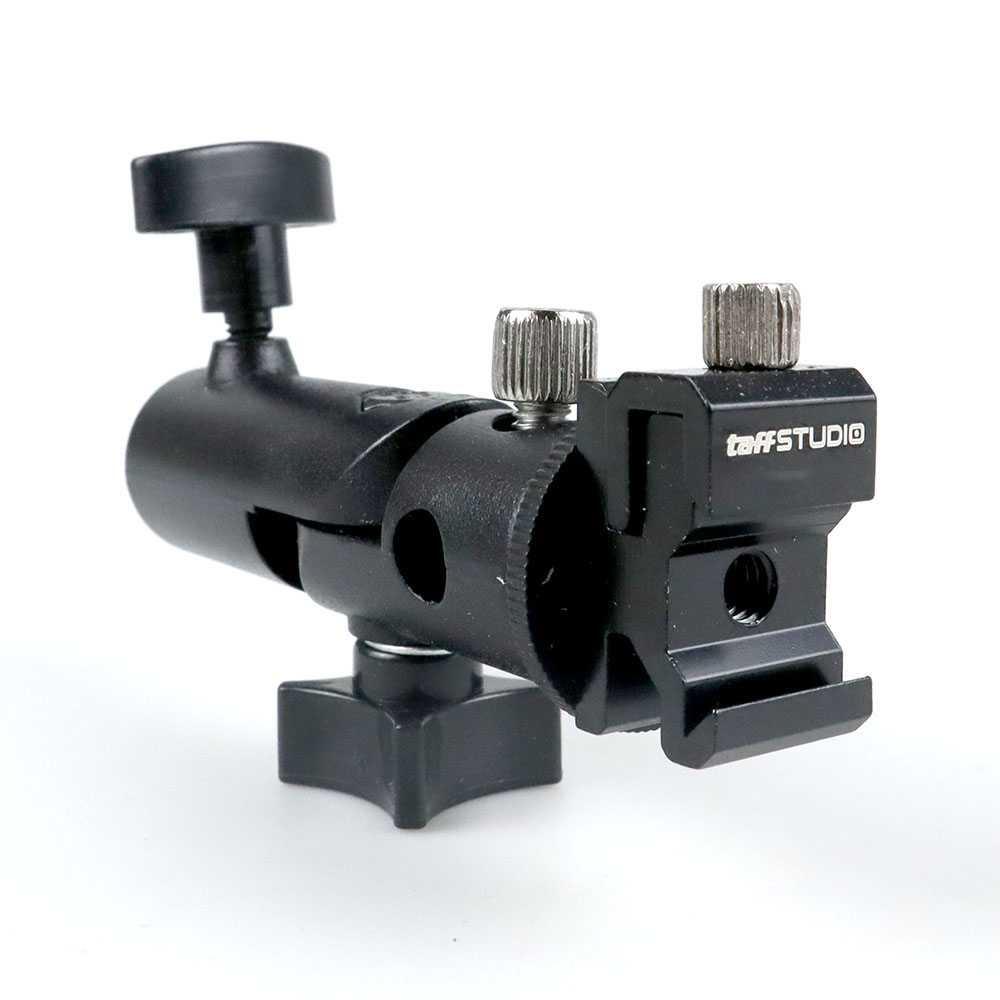 TaffSTUDIO Hot Shoe Swivel Lampu Flash Kamera for Tripod Light Stand - QM3625