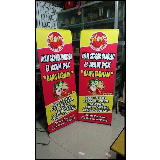 TERMURAH SPANDUK BANNER / CALEG / FREE MATA AYAM 