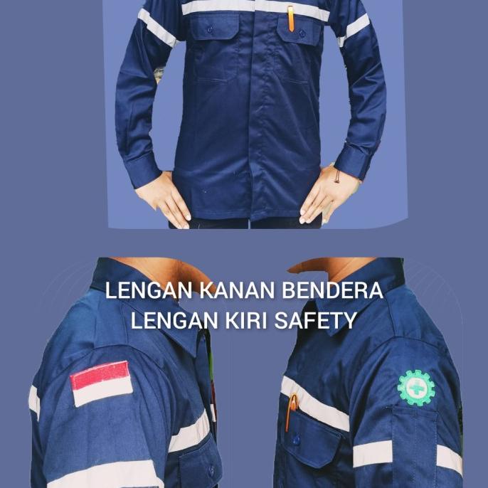 Baju Seragam Safety Werpack Atasan Kemeja Lapangan Proyek