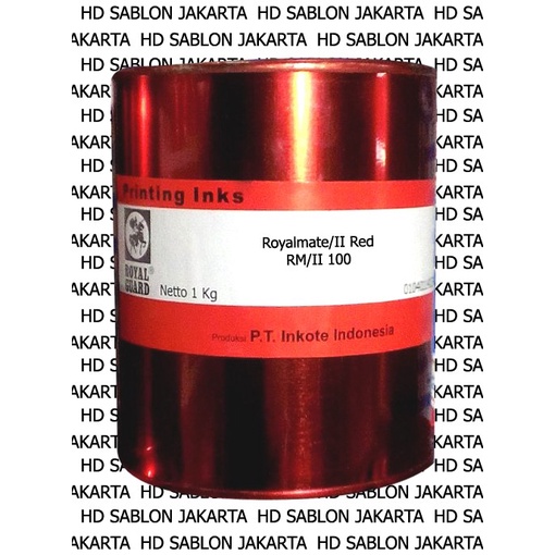 

Asli Tinta Sablon Plastik Royalmate Merah Terbaik