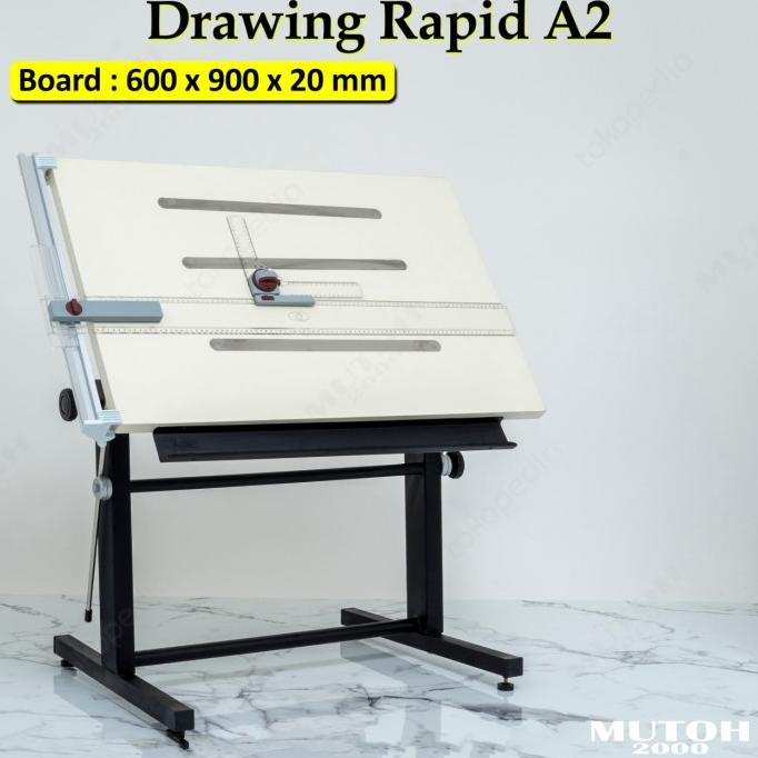 

[ Megaelektro99 ] Meja Gambar A2, Drawing Board A2 Free Rotring Mechanical Pencil Terbaik