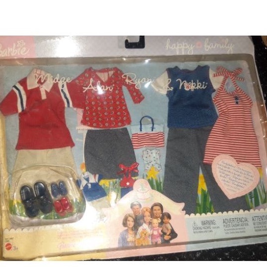 Baju barbie happy family