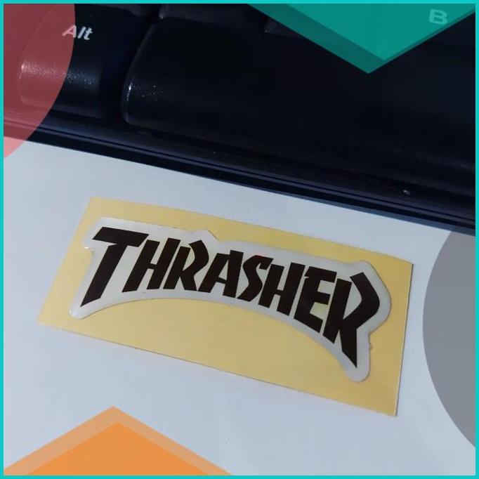 

Sticker Resin Timbul Thrasher Kecil Keren Stiker Lentur 3D 20JVLZ3 ac