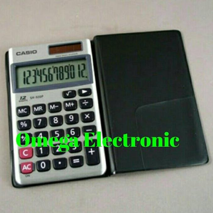 

Casio SX-320P - Kalkulator Kantong Mini Pocket Calculator Dompet