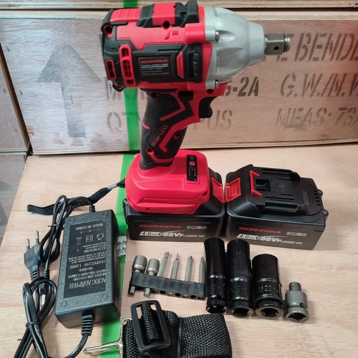 Promo Cordless Impact Wrench Sram Brushless 88V 4.0Ah, (Jld,Vrill,Ingco)