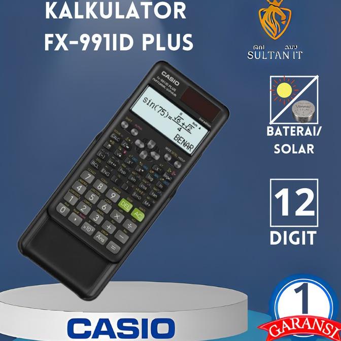 

KALKULATOR SCIENTIFIC CASIO FX 991ID PLUS 2 ORIGINAL
