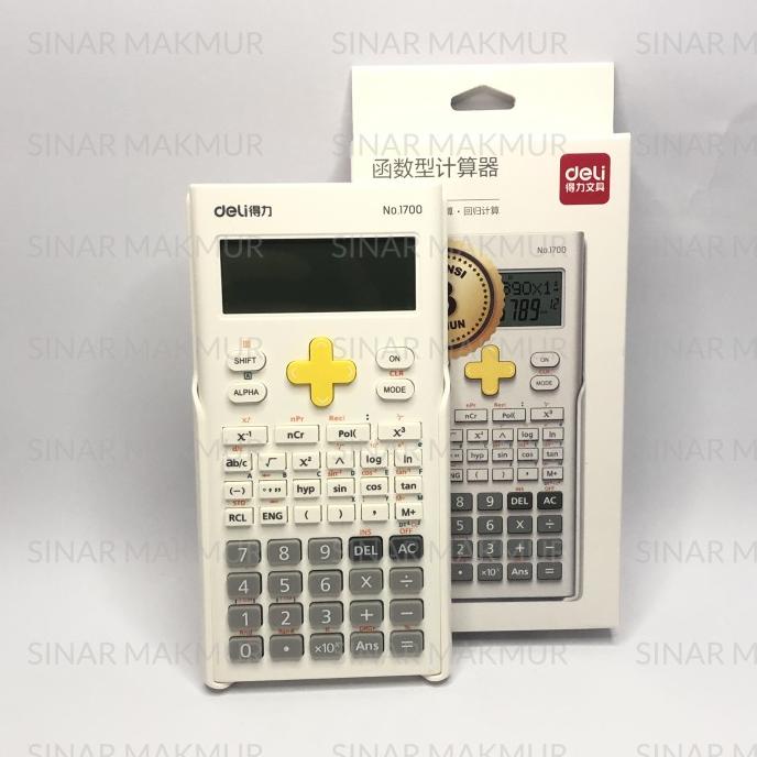 

Scientific Calculator / kalkulator Ilmiah / Sekolah DELI 1700 (PCS)