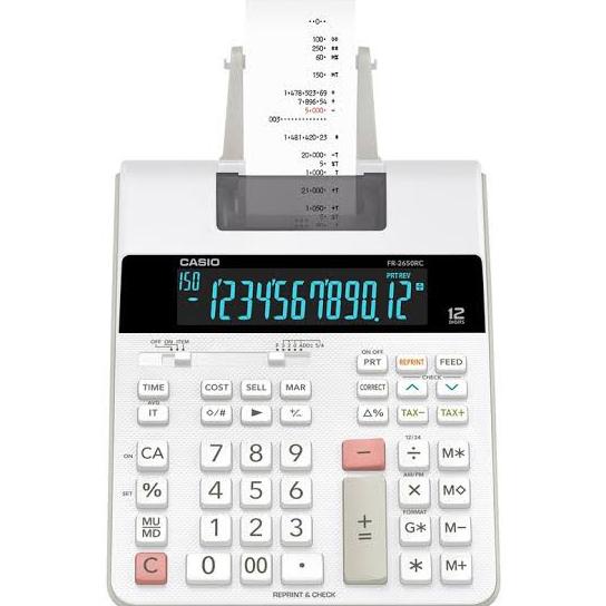 

CASIO FR-2650RC KALKULATOR PRINTING / 2650 RC CALCULATOR PRINT