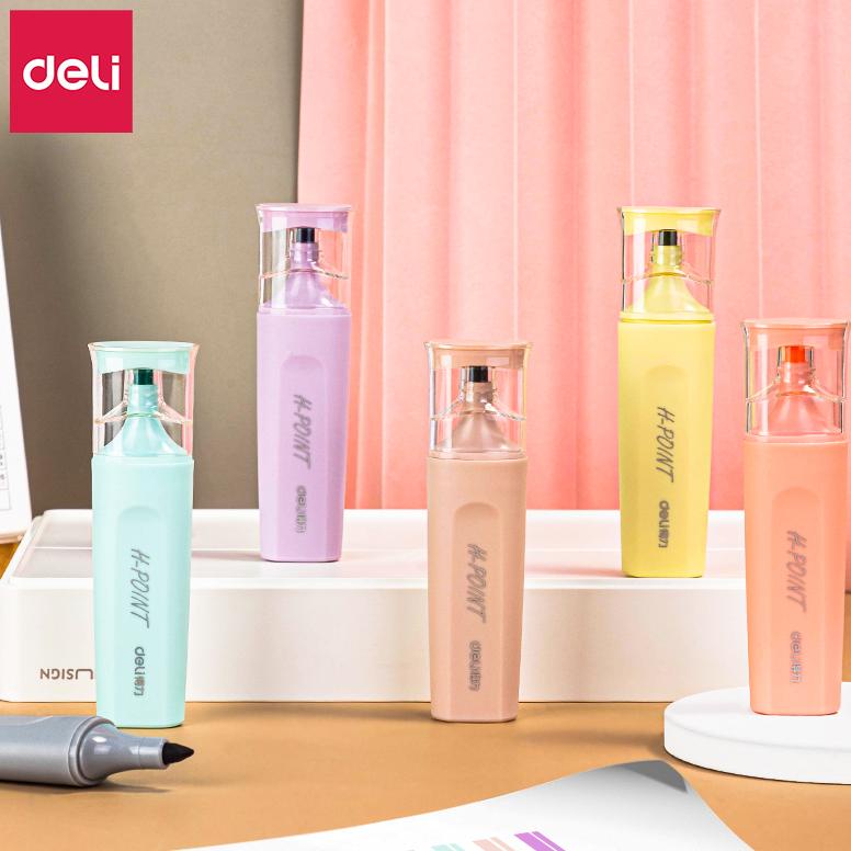 

Model Baru Deli Highlighter Set / Penanda Set Isi 6 Warna Pastel Desain Lucu S616 !!