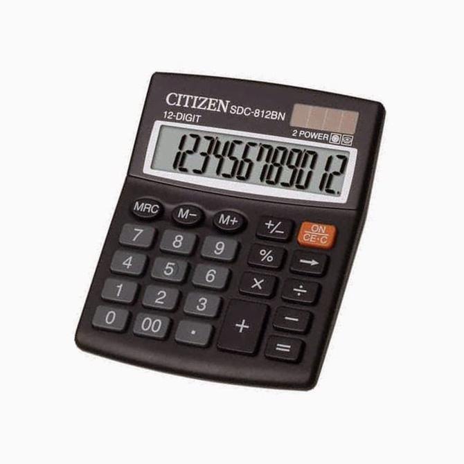

CALCULATOR CITIZEN SDC-812BN / KALKULATOR CITIZEN SDC 812