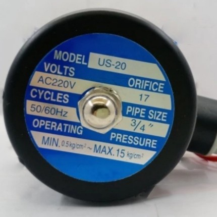 ✅Baru Solenoid Valve 2 Way Us-20 / Steam Solenoid Valve 2 Way Terbatas