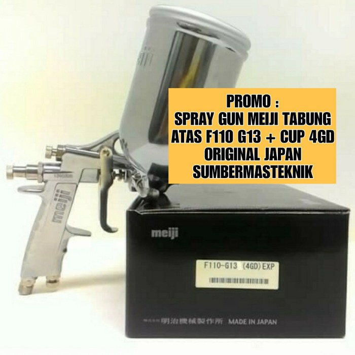 ✅Baru Spray Gun Meiji F110 Tabung Atas Meiji F 110 G13 4Gd Original Jepang Limited