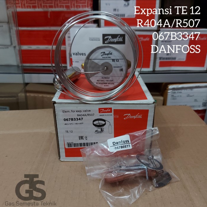✅Baru Expansion Valve  Expansi Te 12 R404A/R507  067B3347  Danfoss Limited