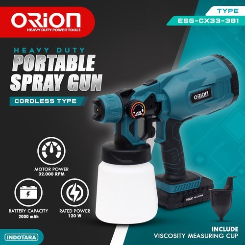 ✅Baru Portable Spray Gun Elektrik Cordless Orion Esgcx33381 Bisa Gojek