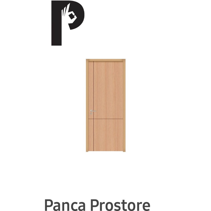 [Ori] Pintu Interior Dan Eksterior Knox Eco Series Router Oak 82X210Cm Limited