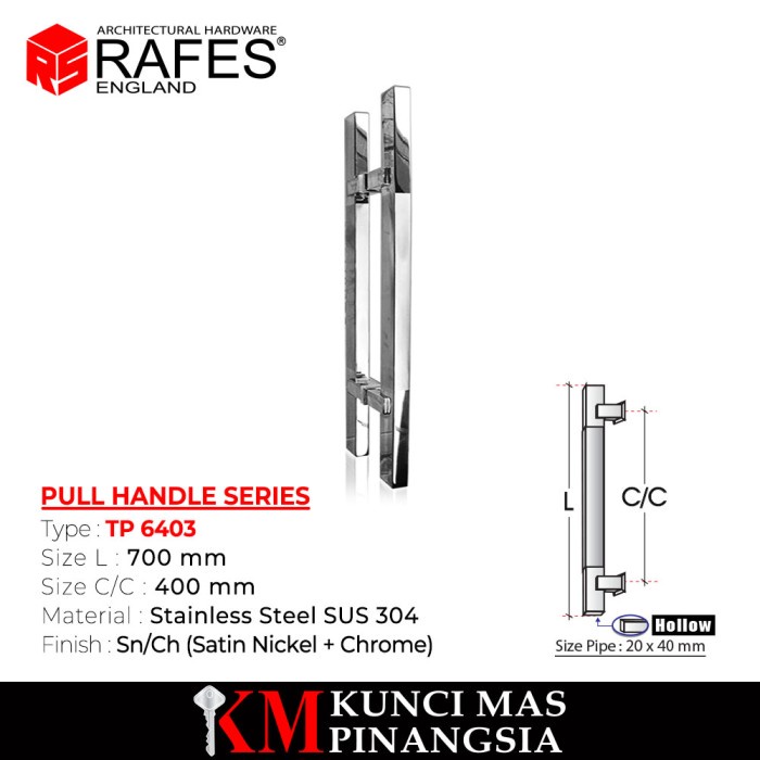 [Ori] Tarikan Pintu / Pull Handle / 6403 / Rafes Original Terbaru