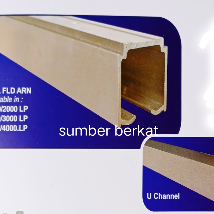 [Ori] Rel Pintu Lipat 1Set Arrone / Rel Pintu Lipat 2 Meter Rel Pintu Lipat Bisa Sameday