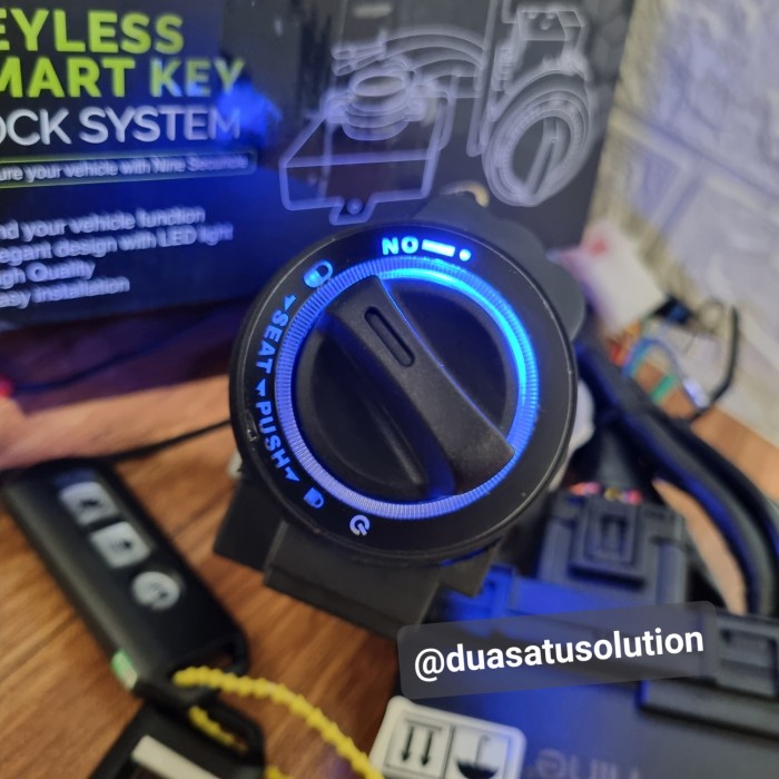 [New] Smart Keyless Key Yamaha Nmax / Keyless Sensor Alarm Getar Bunyi Terbatas