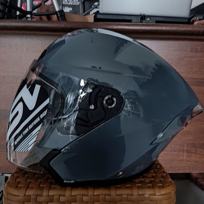 [New Ori] Helm Rsv Windtail Solid Platinum Grey Half Face Rsv Windtail Bisa Gojek