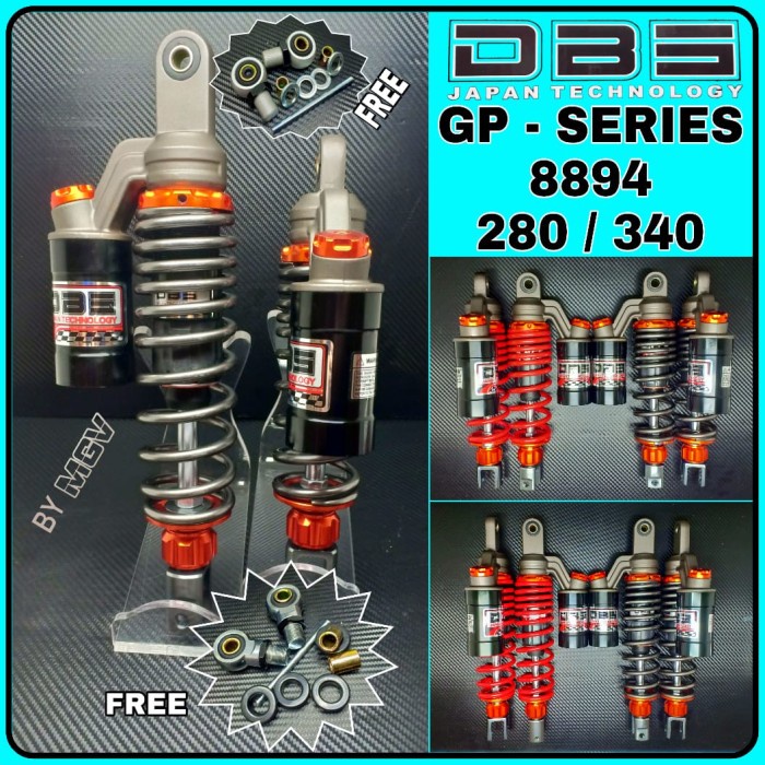 [New Ori] Shock Double Tabung Universal Copy Ktc Extrem Pg Series By Dbs Berkualitas