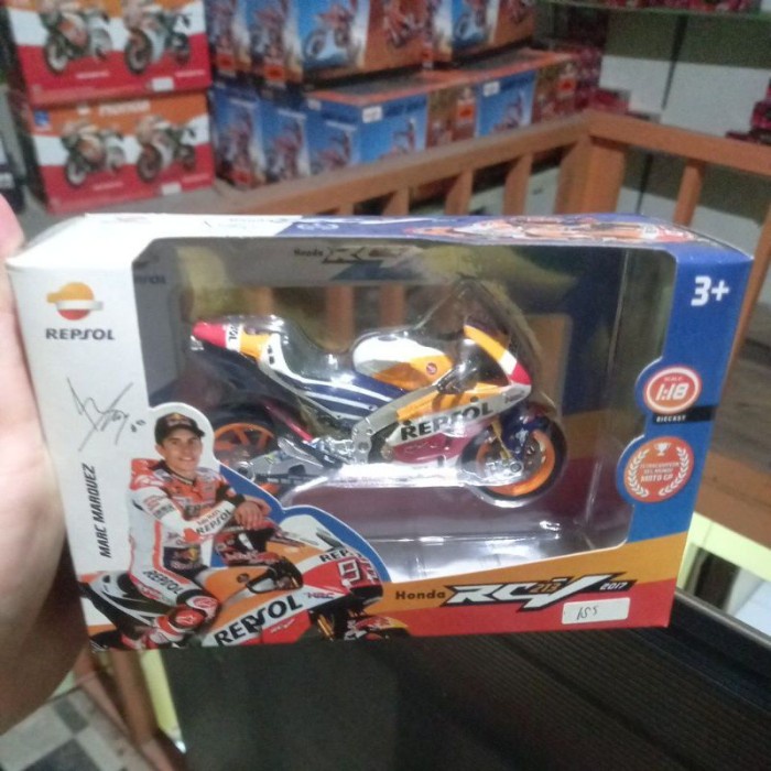 PROMO MAISTO HONDA REPSOL MARC MARQUEZ MOTOGP MINIATUR MOTOR TERBARU