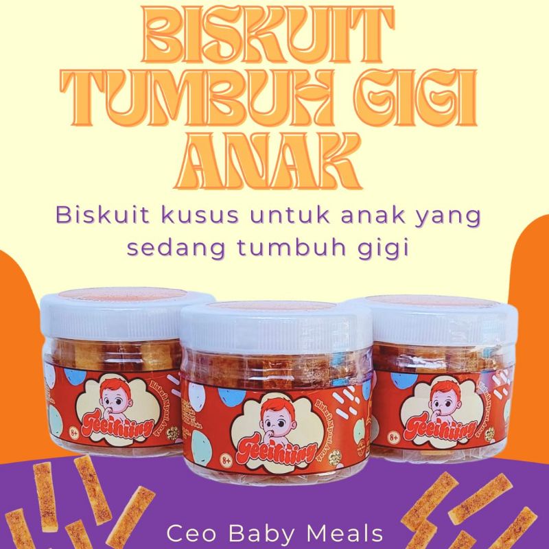 

Biskuit Teething Rusk/Biskuit Tumbuh Gigi/Biscoti/Baby Teethink Rusk