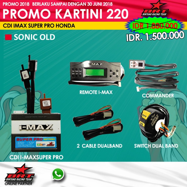✨Termurah Promo Cdi Brt Imax Super Pro Honda Sonic Karbu Terbaru