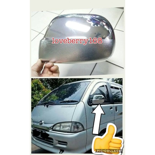 cover spion CHROME utk daihatsu neo zebra espass murmer