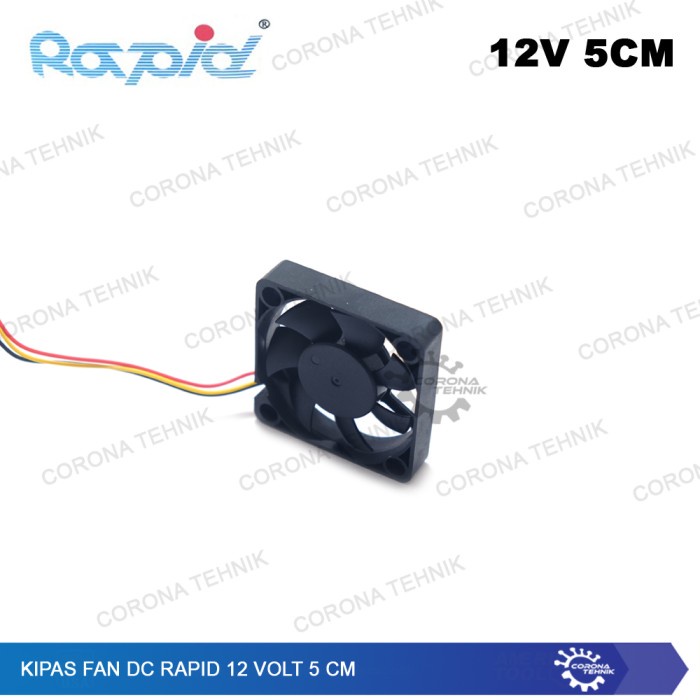 Fan DC 12 Volt 5 cm Rapid star