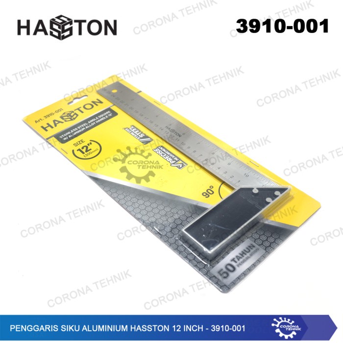 

Penggaris Siku Aluminium Hasston 12 Inch - 3910-001 star