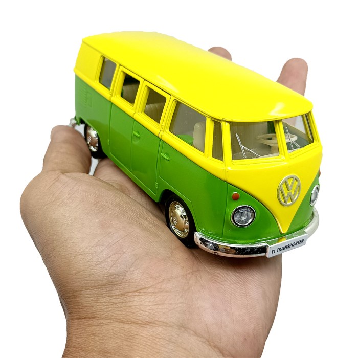 PROMO RMZ CITY VOLKSWAGEN SAMBA BUS MATTE SERIES MAINAN DIECAST VW MOBILAN TERLARIS
