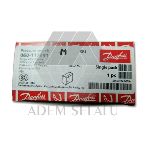 Pressure Switch Danfoss KP 5 Manual Danfoss High Pressure Switch KP best