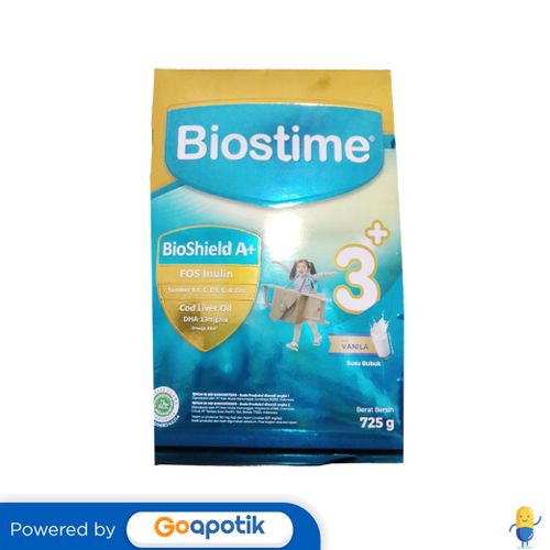 BIOSTIME 3+ RASA VANILLA 725 GRAM DUS
