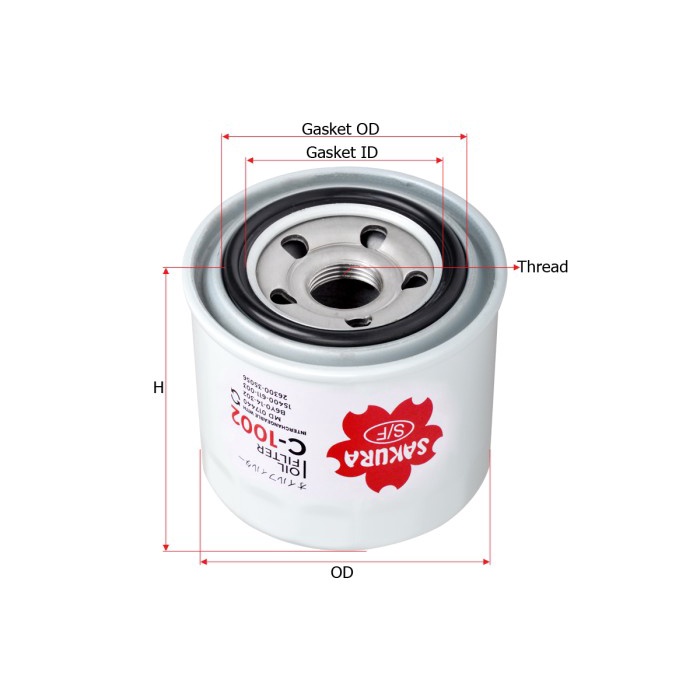 Filter Saringan Oli Honda Maestro Excellent Prestige - Sakura C-1002 best