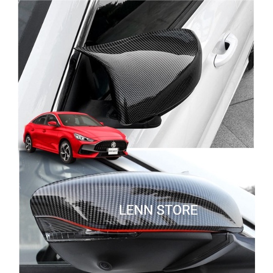 Aksesoris Cover Penutup Spion Carbon MG GT 5 2022 2023 star