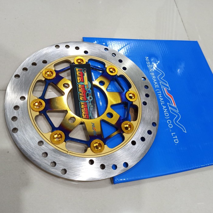 Piringan cakram twotone nissin twotone 220mm beat mio vario mx dll murmer