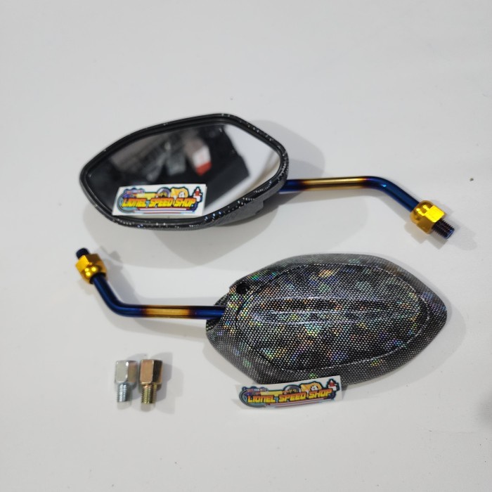 Spion twotone karbon kevlar metalik karbon beat vario scoopy mio supra murmer