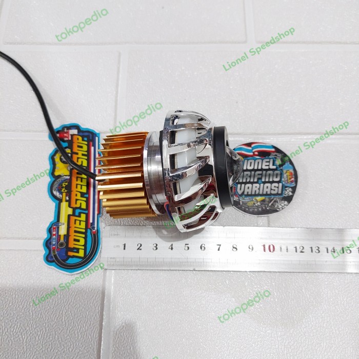 Lampu depan LED projie mini rainbow flash lampu projie depan mini proj murmer