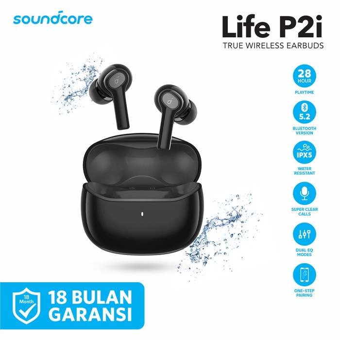 Ready True Wireless Earbuds Anker Soundcore Life P2i - A3991