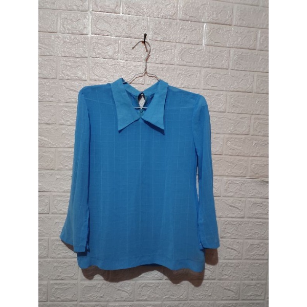 preloved kemeja wanita transparan