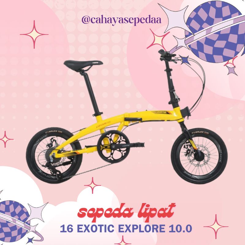 SEPEDA LIPAT 16 EXOTIC EXPLORE 10.0