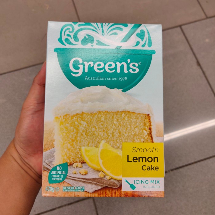 

GREENS SMOOTH LEMON CAKE 470GR