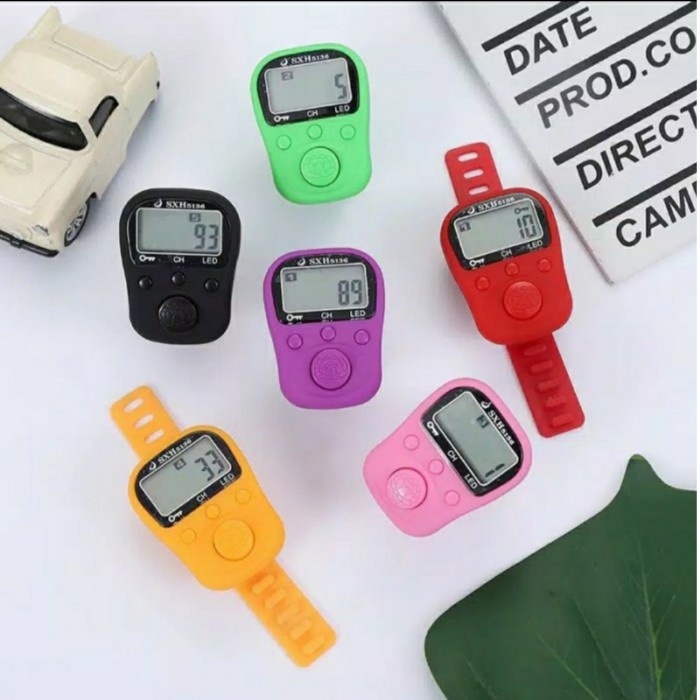 TASBIH DIGITAL LED RECHARGEABLE 5 CHANNEL 6 DIGITS