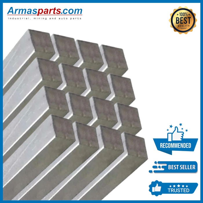 As Alumunium Dural 6061 Kotak / Persegi dia 38x38 Square Bar 38mm