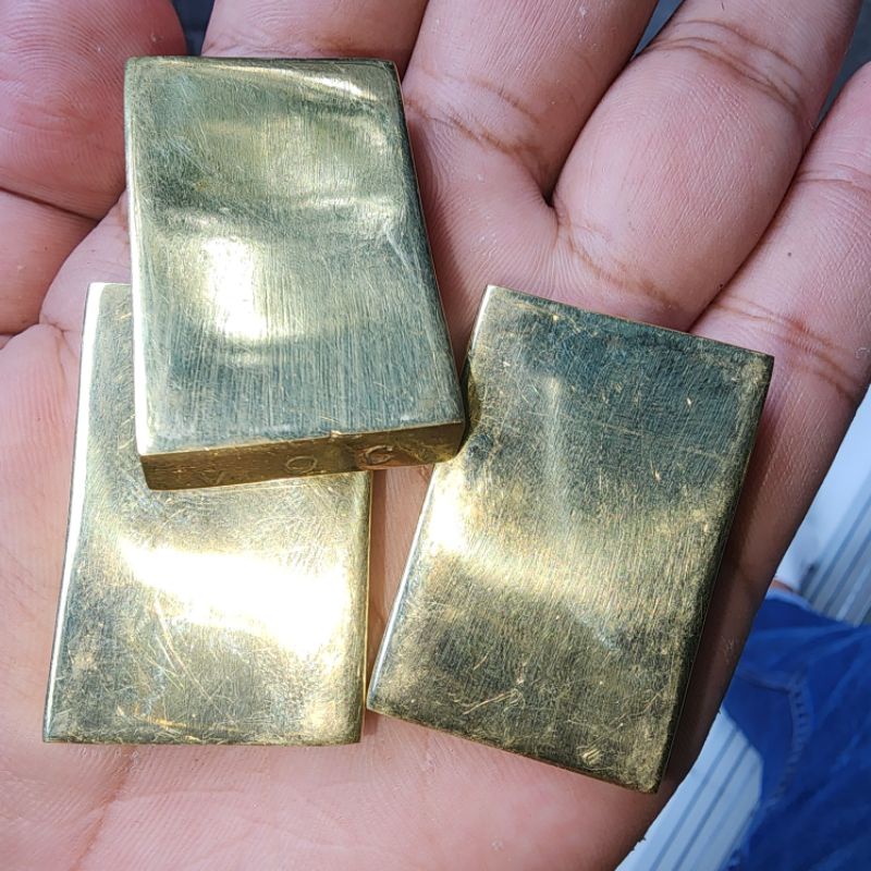 REPLIKA EMAS BATANGAN VOC BAHAN KUNINGAN