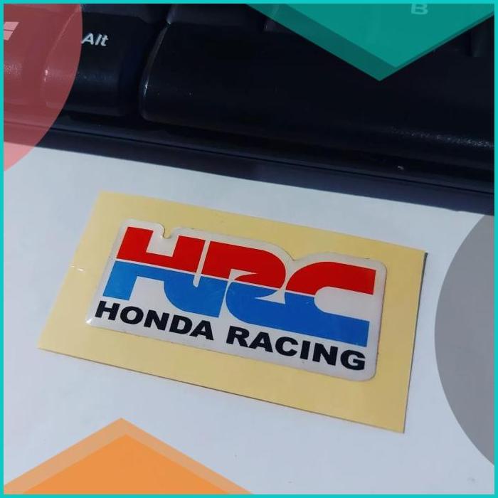 

Sticker Resin Timbul HRC Stiker Lentur 3D motor Honda Racing 20JVLZ3